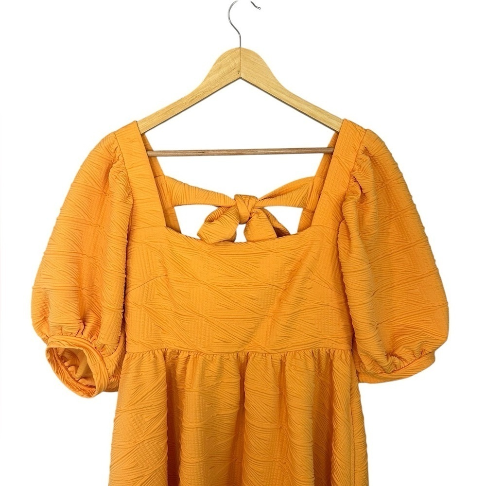 NWT Free People Violet Mini Dress in Carrot Ginger Women’s Size Medium - Picture 3 of 10